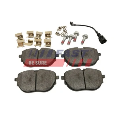 Immagine di FAST FT29184 Kit pastiglie freno Assale anteriore Predisposto per contatto segnalazione usura VOLKSWAGEN: Transporter 6 Bus, 6, Multivan