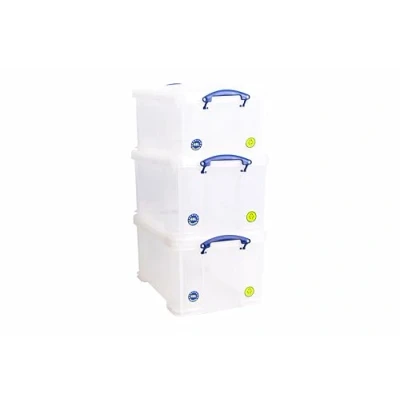 Immagine di Really Useful Box 3 x 48 litri 60 40 31,5 cm trasparente