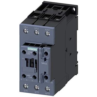 Immagine di Siemens 3RT2035 1AP00 Contattore 3 NA 18.5 kW 230 V/AC 40 A con contatto ausiliario 1 pz.