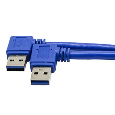 Immagine di QiCheng &amp; LYS Cavo USB maschio/maschio Trasferimento dati 3.0 Disco rigido esterno compatibile da 5 Gbps (30cm)