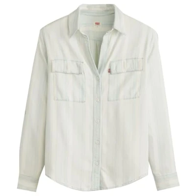 Immagine di Levi&#039;s Doreen Utility IN Patches Camicia, Donna, Taglia: Large, Francis stripe tamel