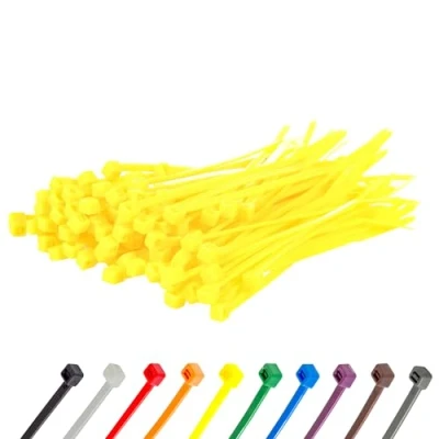 Immagine di Gocableties Fascette Plastica Gialla 100 mm x 2,5 Pezzi Piccole Colorate