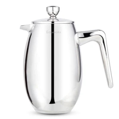Immagine di Easyworkz Nando French Press Caffettiera in acciaio inox a doppia parete coibentata, 350 ml