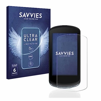 Immagine di savvies (6 Pezzi Pellicola Protettiva per Garmin Edge 1040 Protezione Schermo Trasparente