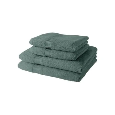 Immagine di TODAY 2 asciugamani da bagno 50 x 90 + lenzuola bagno, 70 130 cm, 100% cotone, colore: Celadon