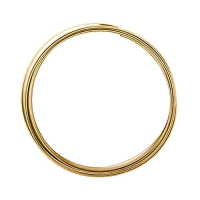 Immagine di Vaessen Creative Filo Piatto in Alluminio, Oro Chiaro, 10 x 1 mm 2, 5 m