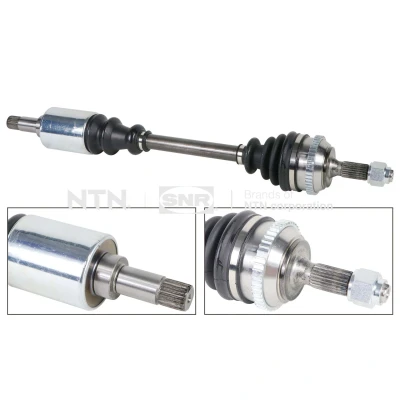 Immagine di SNR DK66.030 Albero motore / Semiasse Assale anteriore Sx 624 con cuscinetto in gomma PEUGEOT: 106 II Hatchback, CITROËN: Saxo Hatchback