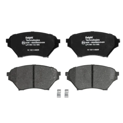 Immagine di DELPHI LP1761 Kit pastiglie freno con segnalatore acustico usura lamierino anticigolío accessori MAZDA: MX 5 2