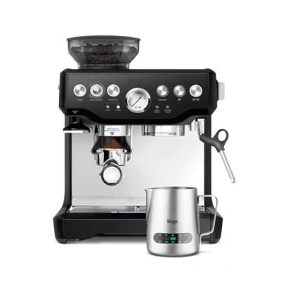Immagine di Sage The Barista Express Macchina da Caffè in Grani con Montalatte Manuale Tartufo Nero