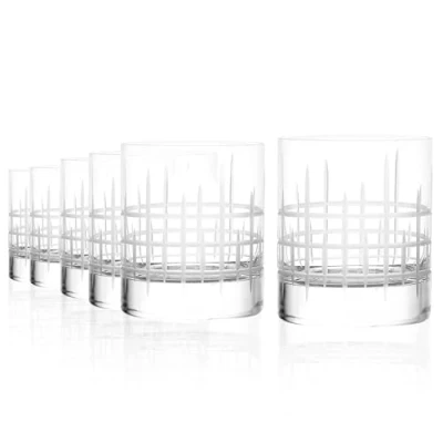 Immagine di Stölzle Lausitz New York Bar Set di 6 bicchieri da whisky 320 ml, design senza tempo, lavabili in lavastoviglie e stabili whisky, cristallo piombo