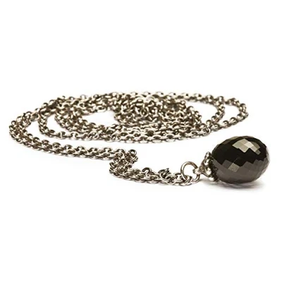 Immagine di Trollbeads Collana da donna con onice, argento sterling 925, cod. 54801090