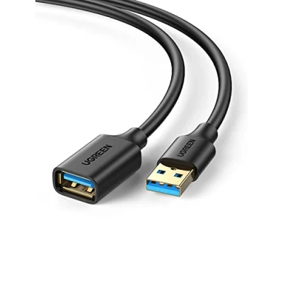 Immagine di UGREEN Cavo Prolunga USB 3.0 Placcato Oro, Maschio A Femmina 5Gbps per Stampante, Mouse, Tastiera, Hub, Pendrive, Controller, Occhiali VR, Unità Esterna, ECC 5M