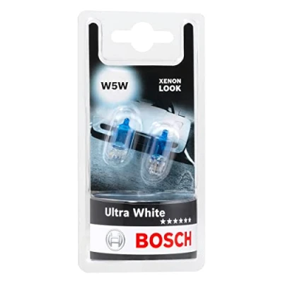 Immagine di Bosch W5W Ultra White lampadine auto, 12 V 5 W W2,1x9,5d, x2