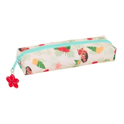 Immagine di Safta VAIANA astuccio rettangolare per bambini, ideale bambini in età scolastica, comodo e versatile, qualità resistenza, 22 x 7 40 cm, colore: Beige/blu,