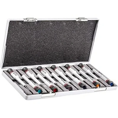 Immagine di Facom MT.RS2 Set di cacciaviti Micro Tech, 12 pezzi, colore: Argento