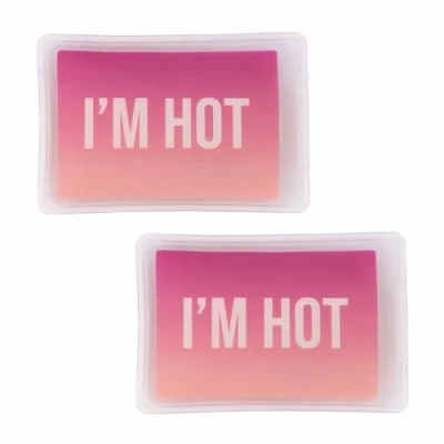 Immagine di &quot;Fisura scaldamani originale “I’m hot. Mini in gel da tasca, riutilizzabile. Per avventure all&#039;aria aperta o giornate fredde. Pratico e accessorio. 2 unità. &quot;