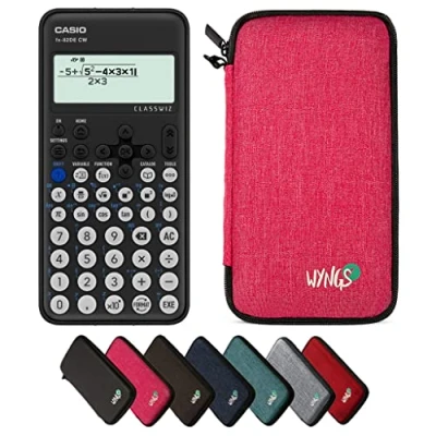 Immagine di CALCUSO Pacchetto Base rosa con Calcolatrice Casio FX 82DE CW ClassWiz (Tedesco)