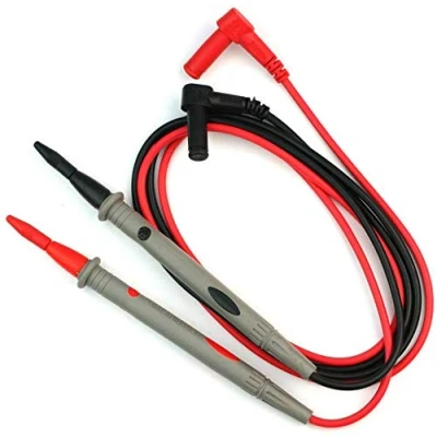 Immagine di 2 Puntali per Multimetro Elettronico Tester Misuratore Digitale Cavi 1000V 10A ricambio