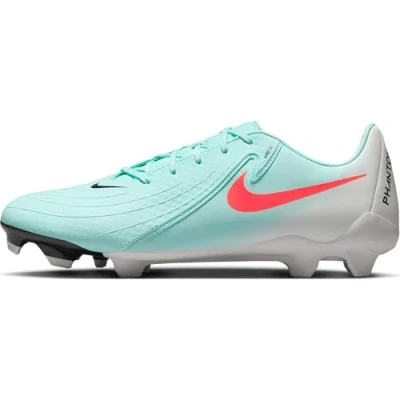 Immagine di Nike Performance Phantom GX II Academy FG/MG Scarpe da calcetto con tacchetti, Uomo, Taglia: 45, Mint/atomic red/off noir Sintetico