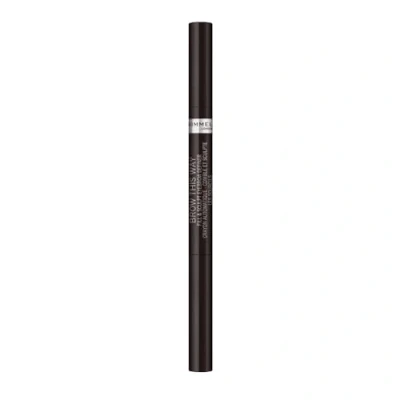 Immagine di Rimmel London. Brow This Way Fill &amp; Sculpt. Matita sopracciglia. Tono 04 Soft Black 0,25 gr