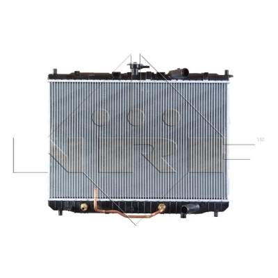 Immagine di NRF 59043 Radiatore motore Alluminio 664 430 26 Alette di raffreddamento saldate KIA: CARENS 2
