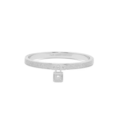 Immagine di Kate Spade New York, Bracciale rigido con pavé, argento