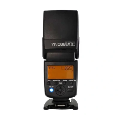 Immagine di Yongnuo YN568EX III Wireless Master e Slave TTL Flash Speedlite con sincronizzazione ad alta velocità Compatibile fotocamera Canon DSLR