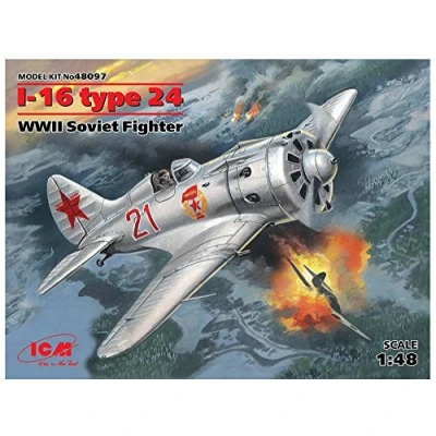 Immagine di ICM 48097 1/48 per I 16 Type 24 Modellino in plastica Set