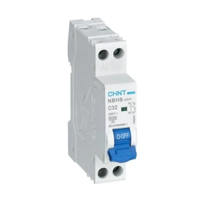 Immagine di Chint NBH8 40 c32 interruttore automatico, 32 A, 1P + n, C curve