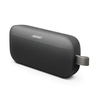 Immagine di Bose SoundLink Flex (2ª Gen) diffusore Bluetooth portatile, portatile da esterno con audio ad alta fedeltà, fino a 12 ore di autonomia, impermeabile e prova polvere, Nero
