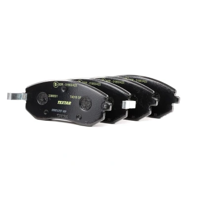 Immagine di TEXTAR 2386501 Kit pastiglie freno con segnalatore acustico usura accessori SUBARU: Outback IV, Impreza III Hatchback, XV II