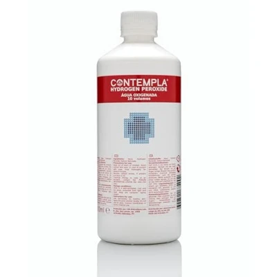 Immagine di Contempla acqua ossigenata 3% 500ml ad elevata purezza H2o2 / perossido di idrogeno