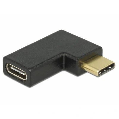 Immagine di Delock USB Typ C zu (USB C, 2.56 cm), Adattatore dati + video, Nero