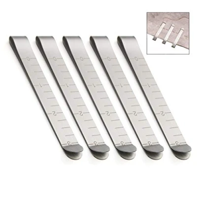 Immagine di iPobie 20 Pezzi Cucito Clip da Cucito,Clip per Orlo in Acciaio Inossidabile 7,6 cm Misurazione Righello Forniture Mollette Accessori Cucire