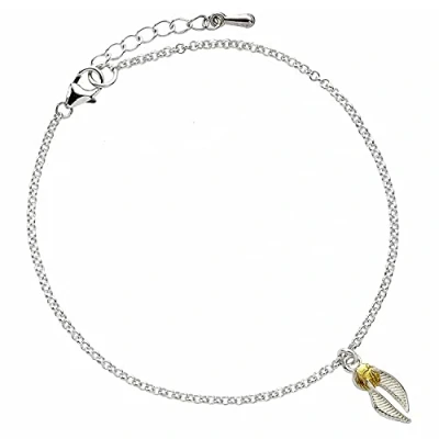 Immagine di Harry Potter Bracciale Boccino d&#039;Oro sterling di The Carat Shop, 18 + 4 cm, Argento