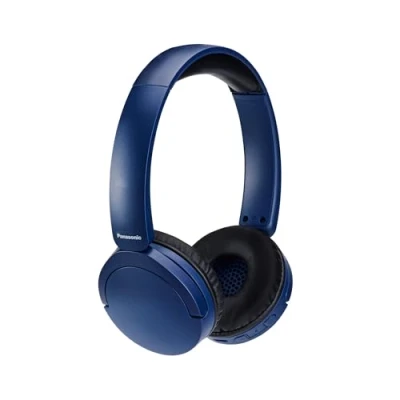 Immagine di Panasonic RB HF630BE a Cuffie Street Wireless, Over Ear, Microfono Integrato, Bluetooth 5.3, Multipoint, Girevoli, Fino 72 Ore di Autonomia, USB C, Blu