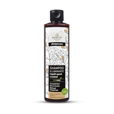 Immagine di NATYR Altromercato Shampoo Illuminante capelli spenti argan e figue bio 250 ml