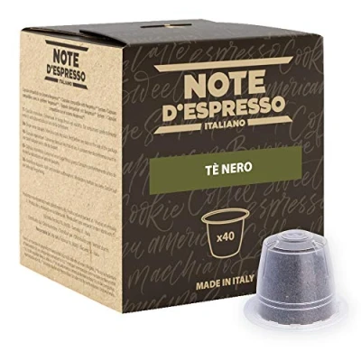 Immagine di Note D&#039;Espresso, Tè Nero, Capsule Compatibili Soltanto con Sistema NESPRESSO*, 40 caps