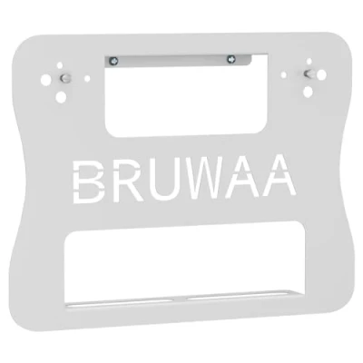 Immagine di bruwaa Supporto da parete con gestione cavi per AVM FritzBox Router 7590 AX 6660 Cable 7530 5530 8850 6850 6890 7490