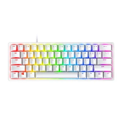 Immagine di Razer Huntsman Mini gaming keyboard (optisch paars) wit RZ03 03390300 R3M1