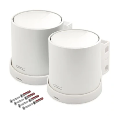 Immagine di 3 X supporto da parete adatto per TP Link Deco X50 AX3000 Mesh WLAN Router Holder