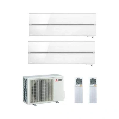 Immagine di Climatizzatore Dual Split Inverter 9000 + 12000 Btu, Classe A+++/A+, Funzione Deumidificatore, Kirigamine MSZLN VGB E1