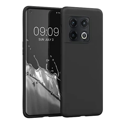 Immagine di kwmobile Custodia Compatibile con OnePlus 10 Pro 5G Cover Back Case per Smartphone in Silicone TPU Protezione Gommata nero matt