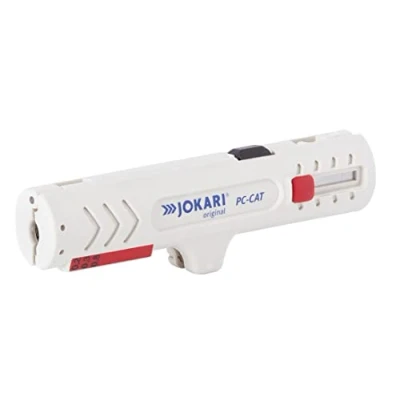 Immagine di Utensile di sguainatura Adatto per Cavi rotondi, Cavo CAT5, CAT6, CAT7, Twisted Pair 4.5 fino a 10 mm 0.2 0.8 mm² 18 24 Jokari PC