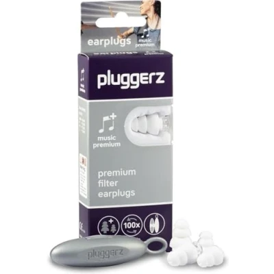 Immagine di Pluggerz Tappi per le orecchie Music Premium. professionali con speciale filtro antirumore un perfetto godimento della musica, in morbido silicone, &gt;100 volte riutilizzabile