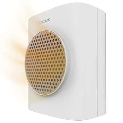 Immagine di Cecotec Scaldabagno Ceramico ReadyWarm 1570 Max Ceramic Smart White. 1500 W, Tecnologia Ceramica, Display Digitale, Termostato Regolabile, Silenzioso, Sistema di Sicurezza