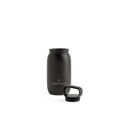 Immagine di tazza termica Waterdrop® multiuso da 400 ml, bottiglia isolata in acciaio inossidabile, 24 ore fredda 12 calda, a tenuta stagna e infrangibile, caffè asporto