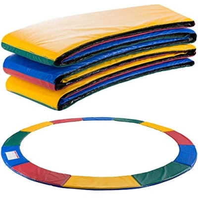 Immagine di Arebos Paraspigoli per Trampolino Protezione a Molla Copertura del Bordo di Tappeto Elastico 100% Resistente ai Raggi UV antistrappo colorato 366 cm