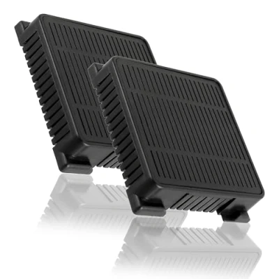 Immagine di CDDCWZ Filtro a carbone attivo per frigoriferi Liebherr sostituisce 7440021 00 [9096989, 988246001, 988246000, 9882429] (nero, 2 pezzi)