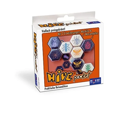 Immagine di Smart Zone Games Gioco da Tavolo per 2 Giocatori, Portatile, con meccanismo Unico di Movimento degli Insetti